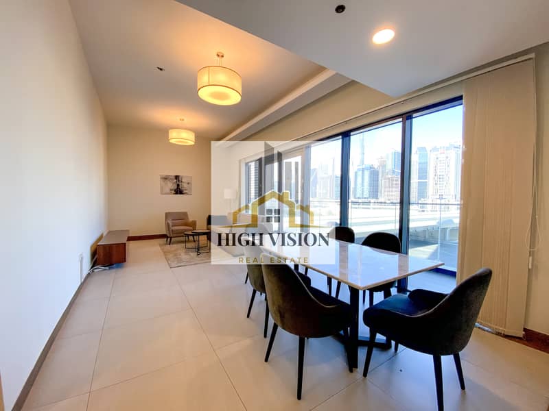 Burj & Skyline View | Luxury 2bd Apartment | Quite Spacious