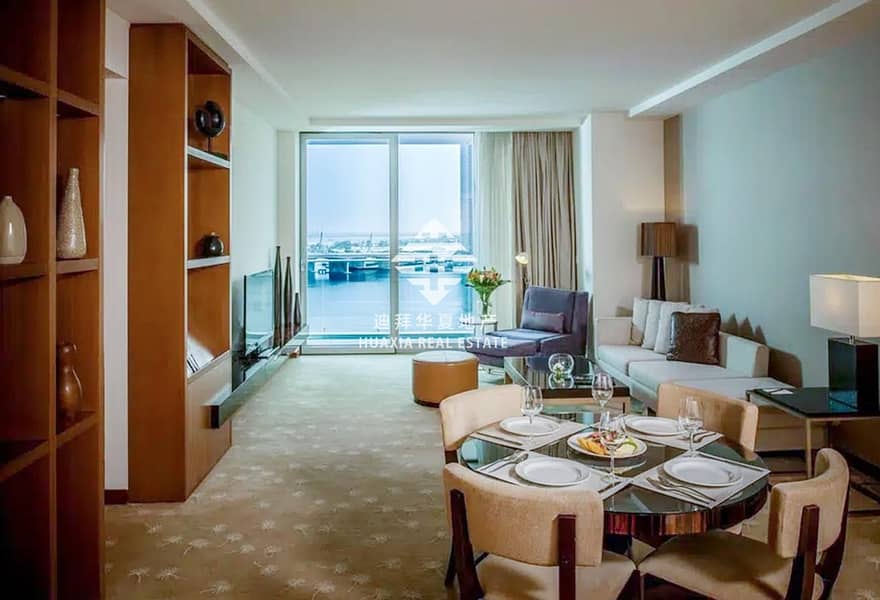 位于迪拜节日城，马尔萨广场，洲际公寓套房 1 卧室的酒店式公寓 155000 AED - 6615176