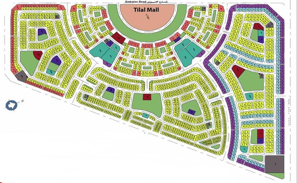 For sale land in the project of the Tilal - Sharjah,