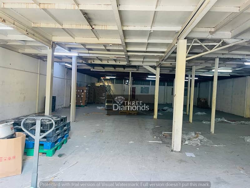 10000 SQFT COMMERCIAL WAREHOUSE WITH NICE OFFICE IN ALQUOZ 3 AED: 300K