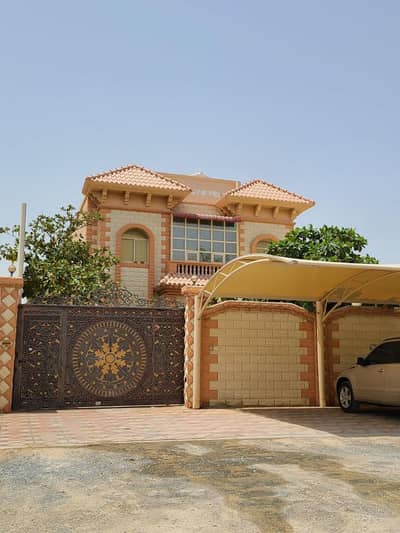 6 Bedroom Villa for Sale in Al Rawda, Ajman - For sale, Al-Rawda villa, Ajman, two floors, 5 rooms, a hall, and a laundry