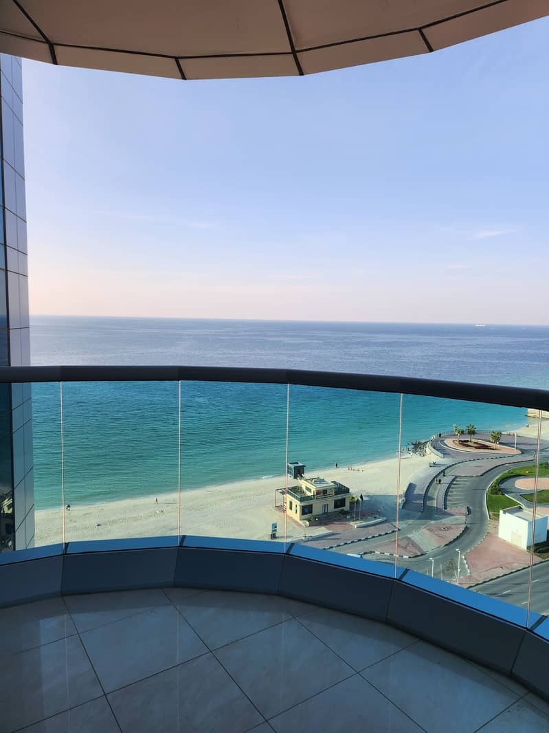 NO  TRANSFER FEE GOOD OPPORTUNITY   FULL SEA VIEW 2 BIG SIZE 2 BHK  FOR  SALE IN  INSTALLMENT  CORNICHE RESIDENCE AJMAN