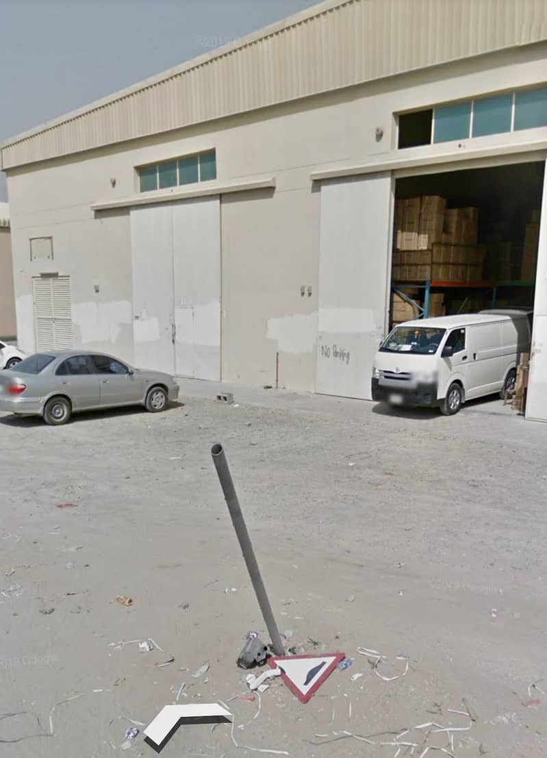 2000 SQFT warehouse available for rent in Al Jurf Ajman
