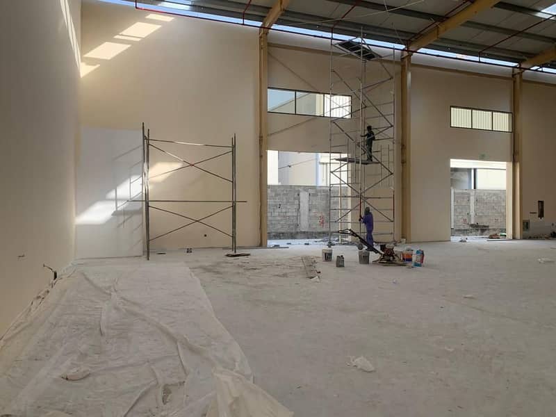 A factory setup warehouses labor camp & shops available for rent in new industrial area Ajman
