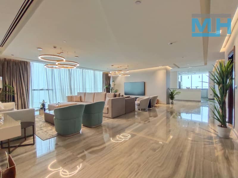 位于迪拜媒体城，迪拜阿瓦尼棕景套房酒店 4 卧室的顶楼公寓 28000000 AED - 6757878
