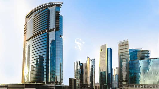 مکتب  للايجار في الخليج التجاري، دبي - مکتب في برج بارك لين الخليج التجاري 90000 درهم - 6762241