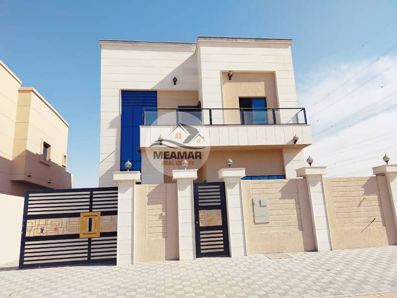 For rent a new villa with 4 rooms in Al Yasmeen on the main street