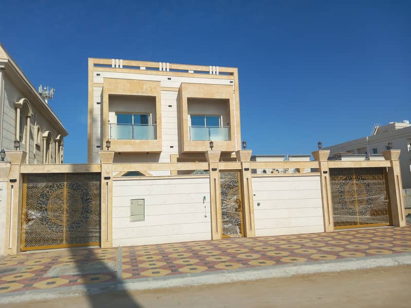 For sale a luxurious modern villa opposite the mosque in the Al Rawda 2 area in Ajman, freehold