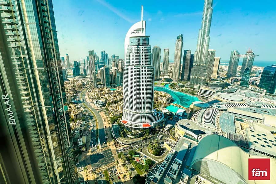 Burj Khalifa View | High Floor | Huge Layout
