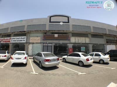 Shop for Rent in Industrial Area, Sharjah - SINGLE DOOR SHOP WITH  MEZZANINE FLOOR AVAILABLE IN INDUSTRIAL 6 BEFORE PEUGEOT SHOWROOM