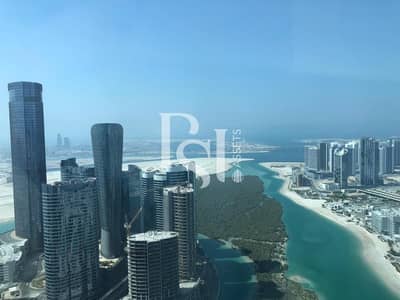1 Bedroom Apartment for Sale in Al Reem Island, Abu Dhabi - Sea View |  High Floor | Good Investment
