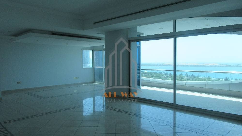 A  4 Bedroom with Big Balcony and Sea View in Corniche for Rent!