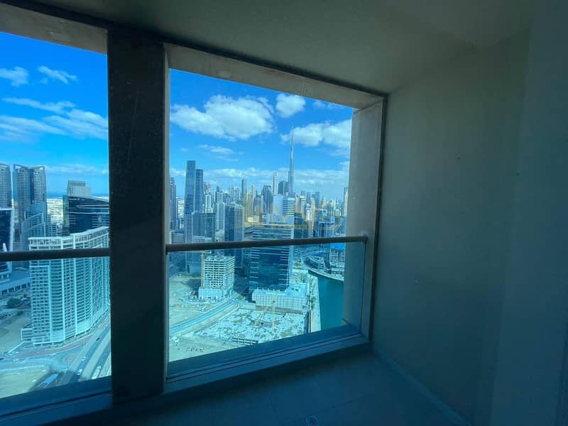 Burj Khalifa View | 2bed+maid | Unfurnished