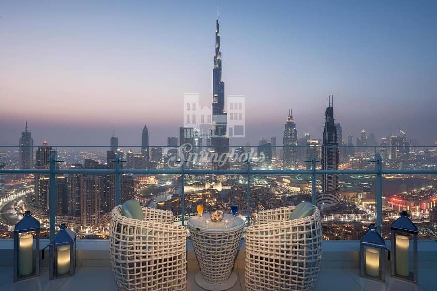 PANORAMIC BURJ VIEWS!! | PENTHOUSE STYLED!! | HIGH FLOOR!