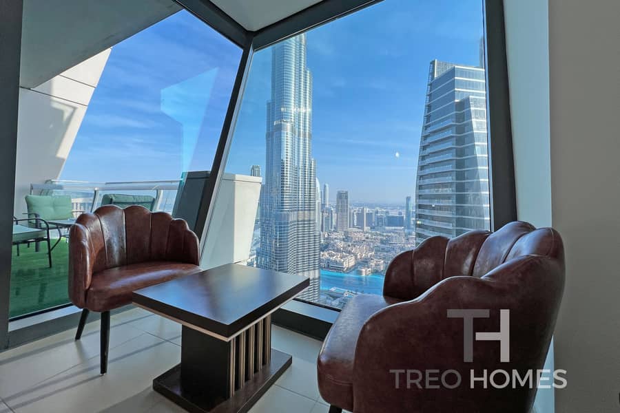 3Beds + Maid | Furnished | Burj View