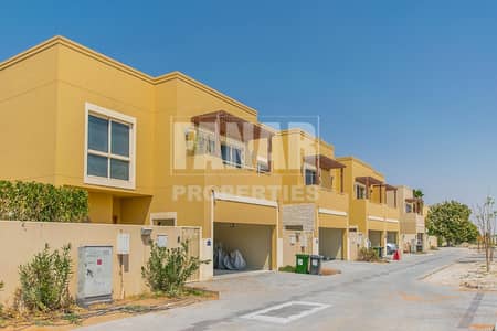 4 Bedroom Townhouse for Rent in Al Raha Gardens, Abu Dhabi - Corner |Single Row| Ample Type A| Family Community