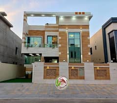 Villa for sale, personal design, one of the most luxurious and best villas, the splendor and luxury of finishing and decorations, freehold for all nat