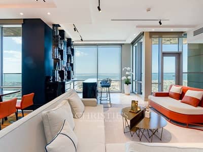 4 Bedroom Penthouse for Sale in Business Bay, Dubai - Custom Built Penthouse |Sea View | Hermes Interior