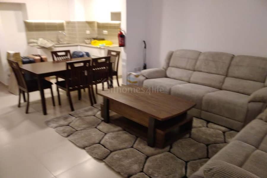 FULLY FURNISHED 1BR | ON HIGHER FLOOR | VACANT