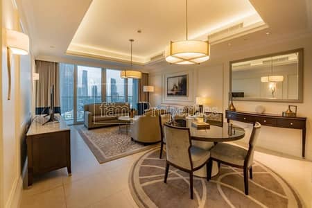 1 Bedroom Hotel Apartment for Sale in Downtown Dubai, Dubai - Hotel Pool Unit | Amazing view | Burj Khalifa