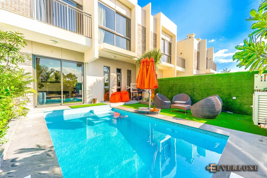 PRIVATE POOL | 3-Bdr villa, No commission | Fully Furnished + Maids room