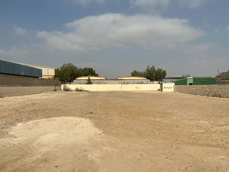 Land for sale in Sajaa Industrial, the third piece of the main street, at a special price