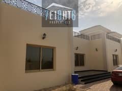 Beautifully presented: 3 b/r independent villa + maid room + garden for rent in Khawaneej 1