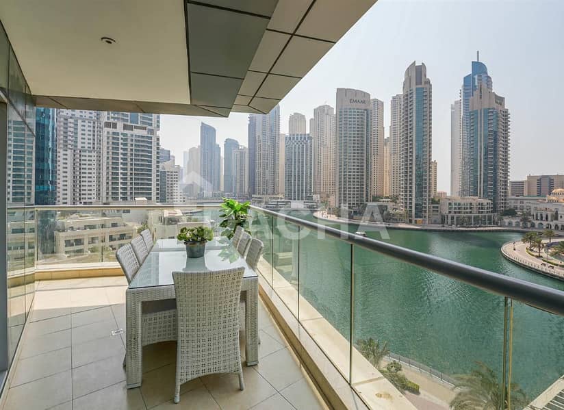 Квартира в Дубай Марина，Тридент Бейсайд, 3 cпальни, 3100000 AED - 6773764
