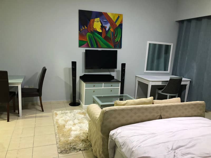 LARGE FULLY FURNISHED STUDIO ON A  AVAILABLE