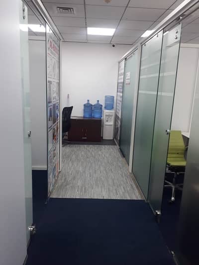 مکتب  للايجار في ديرة، دبي - Furnished office for rent