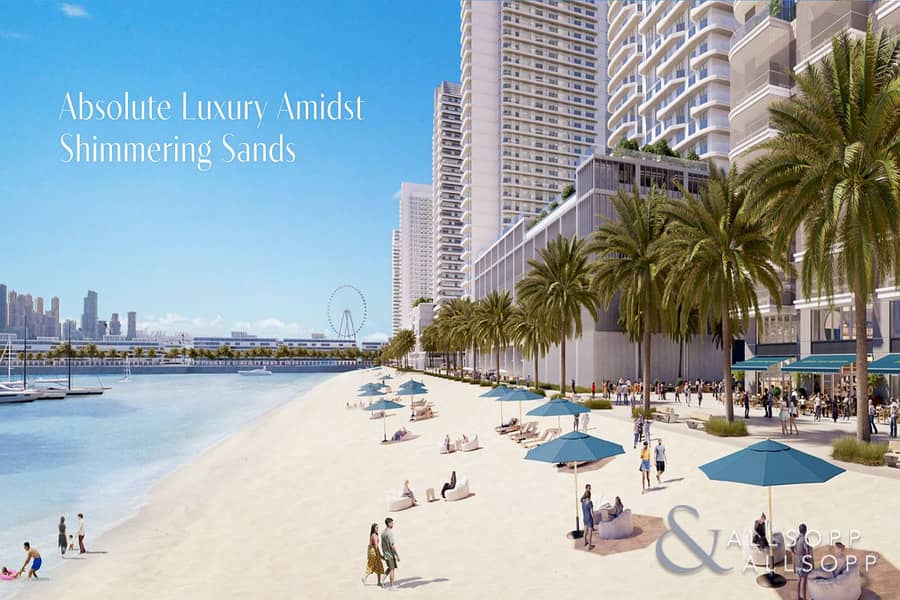 位于迪拜港，艾玛尔海滨社区，Address海滩之门公寓小区 2 卧室的公寓 5200000 AED - 6554708