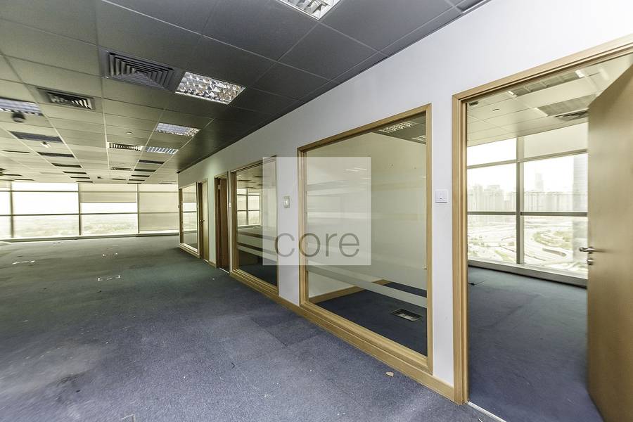 Fitted office for rent in Shatha Tower