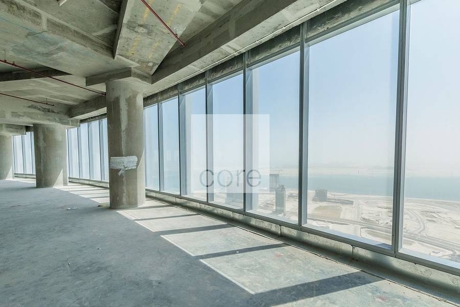 Shell and core office in ADDAX Tower