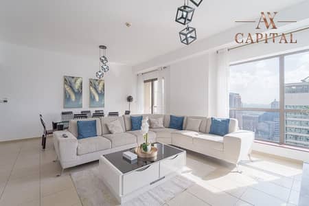2 Bedroom Apartment for Sale in Jumeirah Beach Residence (JBR), Dubai - Fantastic Views | High Floor | 2 BR Store | Beach