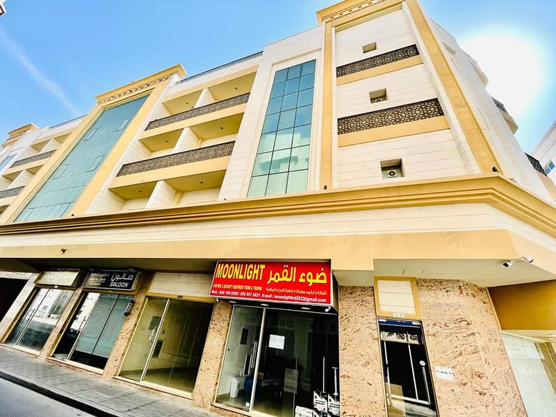Close to al zahiya city center cheap 1BHK apartment with one month free Central ac easy payments
