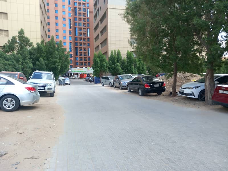 For sale, the land is residential, commercial, street, road, next to Latifa Tower, permit: G+15