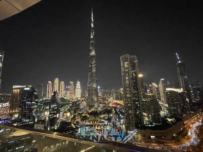 3 Bedroom Flat for Rent in Downtown Dubai, Dubai - Furnished | Burj Khalifa View | High floor