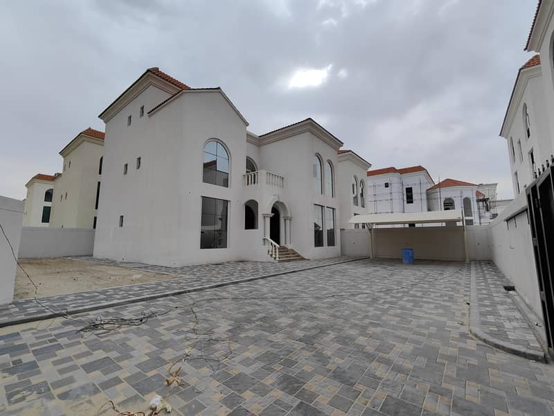 Brand New Independent 8 Master Bedroom Villa With Big Yard Available For Rent In Mohammed Bin Zayed City.