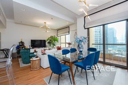 2 Bedroom Flat for Sale in Jumeirah Beach Residence (JBR), Dubai - Vacant on Transfer | Upgraded Flooring | Marina View