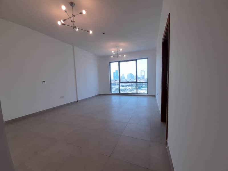 Ready  To move Brand New Spacious 1bhk Apartment With GYM and POOL with kids play Area with All Facilities Free in oud Metha .