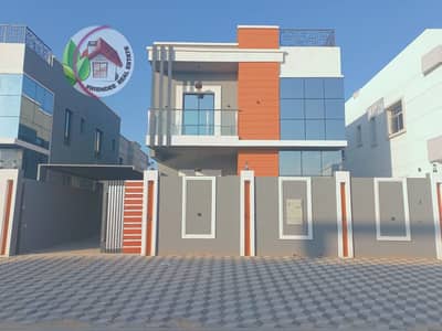 5 Bedroom Villa for Sale in Al Amerah, Ajman - For sale, a modern European-style villa in the best residential areas, personal finishing, directly from the owner, with the possibility of 100% bank