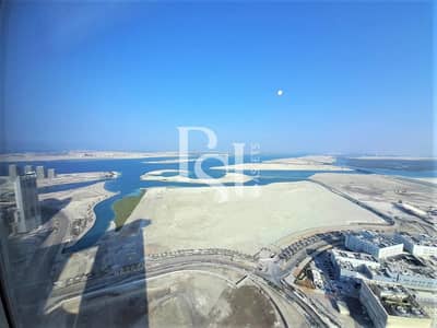 3 Bedroom Flat for Rent in Al Reem Island, Abu Dhabi - Sea View | High Floor | Up To 2 Payments