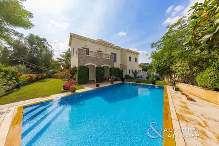 5 Bedroom Villa for Sale in Jumeirah Golf Estates, Dubai - Extended Girona | Golf View | Basement