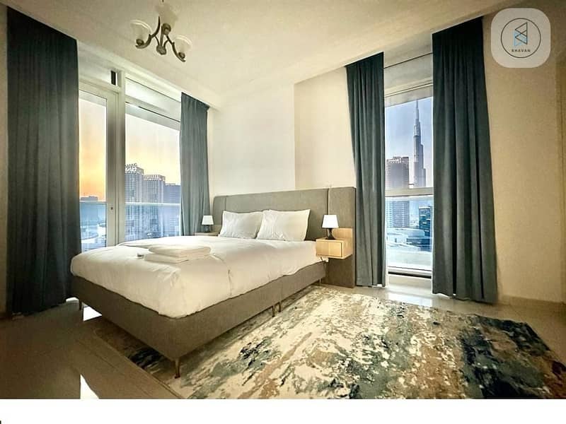 5 First Bedroom with Burj Khalifa view