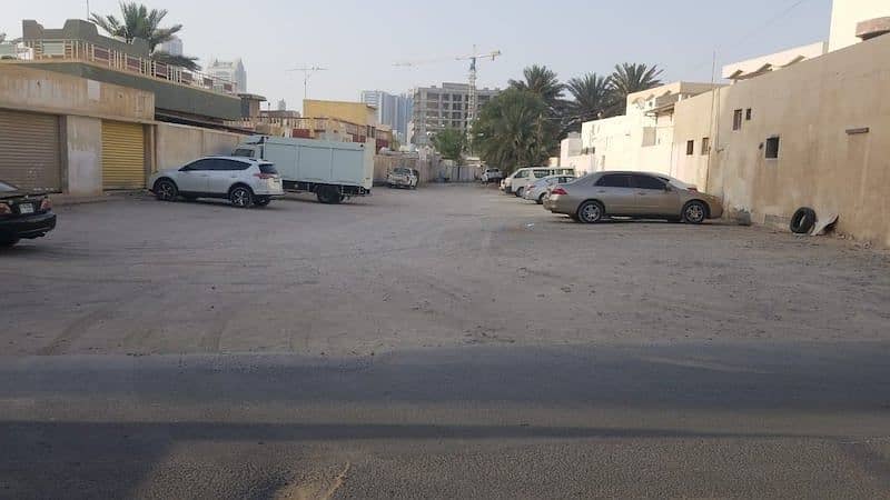 COMMERCIAL  RESIDENTIAL LAND FOR  SALE Next to Ajman beach Corniche_ has a permit for (G + 6 floors)