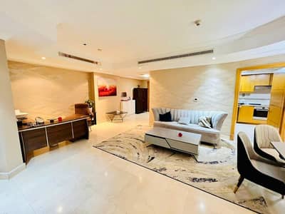 3 Bedroom Apartment for Rent in Dubai Marina, Dubai - LUXURY BRAND NEW STYLISH  3 BED HALL WITH MAID ROOM FULLY FURNISHED WITH ALL  FACILITIES GYM POOL PARKING. .
