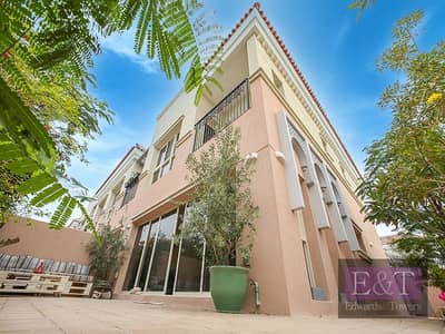 3 Bedroom Townhouse for Sale in Jumeirah Golf Estates, Dubai - Beautiful Corner Unit 3 Bed+Maid | Exclusive | VOT