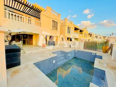 4 Bedroom Townhouse for Sale in Al Hamra Village, Ras Al Khaimah - Amazing Golf View | Private Pool | Fully Furnished