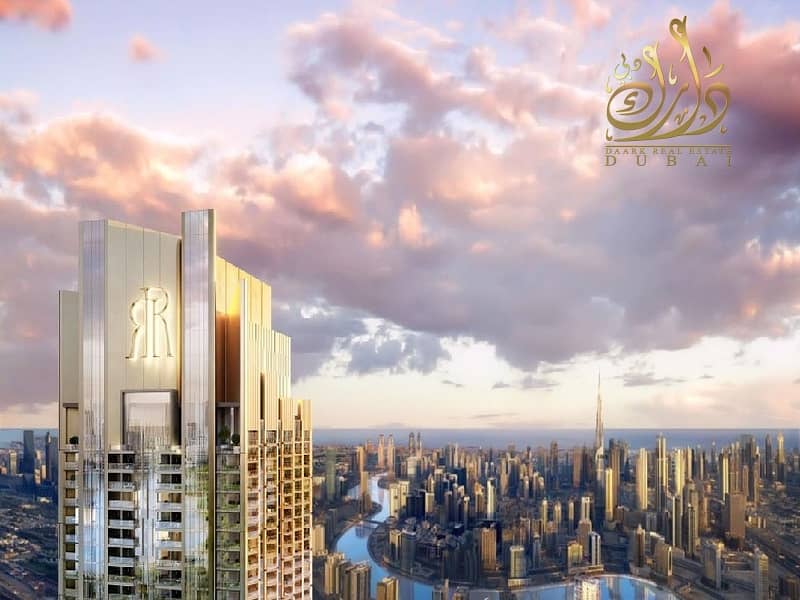 Pay20% and own an apartment immediately in Dubai overlooking Burj Khalifa ROI 50%