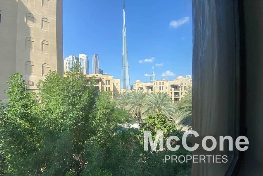 Fully Furnished | Burj Views | Vacant | + Maids